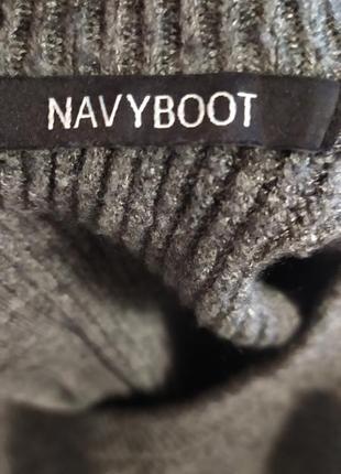 Объемный укороченный свитер navyboot4 фото