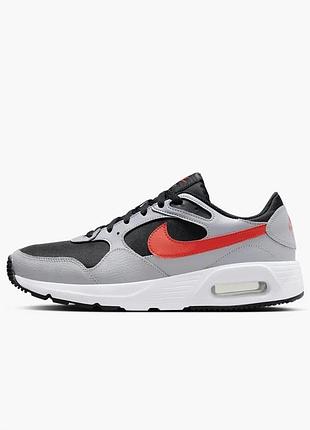 Кросівки оригінал чоловічі nike air max sc shoes grey/black cw4555-015