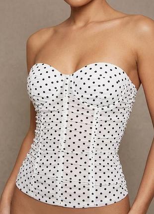 Трендовий корсет в горошок  polka dot
