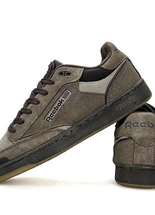 Мужские кроссовки reebok club c brown 6