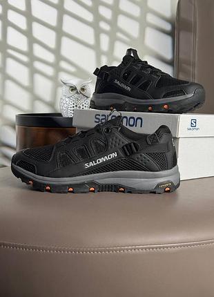 Чоловічі кросівки salomon techamphibian 5 black grey orange 6