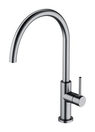 Змішувач для кухні omnires y brushed nickel (y1251ni) — нікель матовий, поворотний вилив