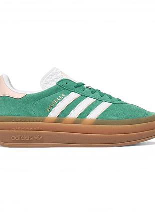 Женские кроссовки adidas gazelle зеленый 39.3 размер