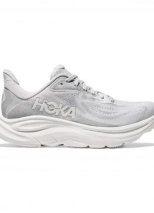 Женские кроссовки hoka clifton 10 серый 40.6 размер