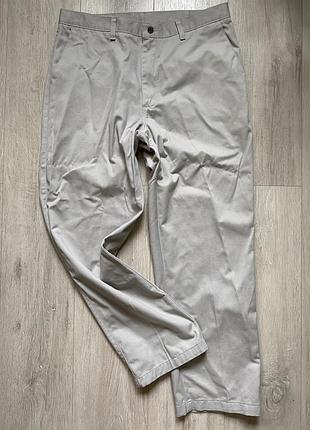 Котонові брюки, штани, сірі, котон, 36 розмір, чоловічі