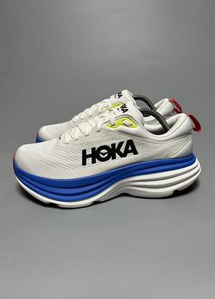 Бігові кросівки на широку стопу hoka one one bondi 8 wide оригінал 1127953 bvr