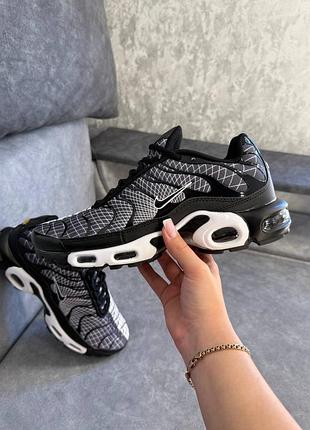 Air max tn plus black white gradient/эйр макс тн плюс чёрные с белым градиент 41 42 43 44 45