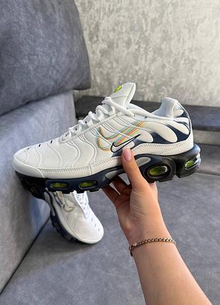 Air max tn plus multi swoosh white/эйр макс тн плюс мульти свуш белые 41 42 43 44 45