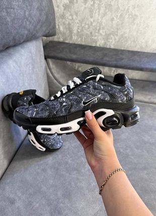 Air max tn plus black dark smoke grey/эйр макс тн плюс чёрные с тёмно серым 41 42 43 44 45