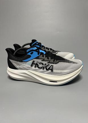 Професійні бігові кросівки з карбоновою пластиною hoka one one rocket x 3 (carbon fiber plate) оригінал 1168724 wblc