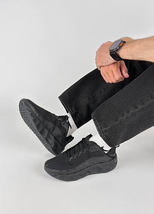 Мужские кроссовки nike ava rover all black 3