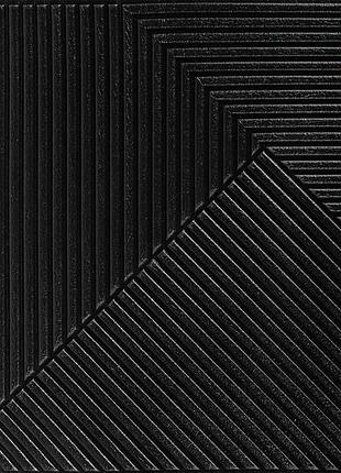 Самоклеюча декоративна 3d панель 500х500х5мм бамбук чорний sw-00002881
