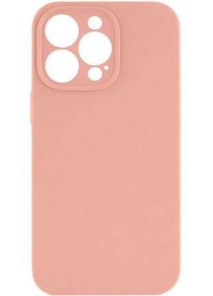 Чохол silk full camera protective (aa) no logo для apple iphone 16 pro (6.3") персиковий / peach