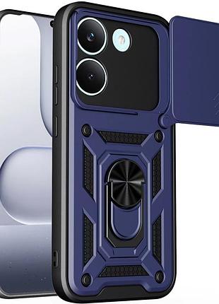 Чехол ummi camshield serge ring для xiaomi poco x8 pro синий / navy