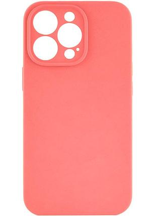 Чехол silk full camera protective (aa) no logo для apple iphone 16 pro (6.3") коралловый / pink orange