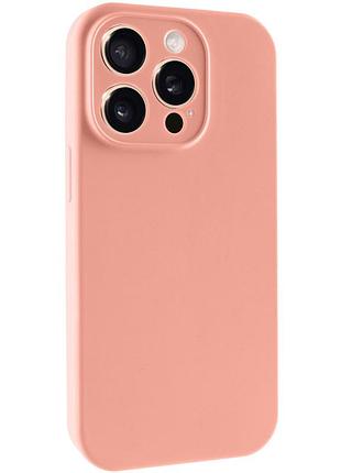 Чехол silk full camera protective (aa) no logo для apple iphone 14 pro (6.1") персиковый / peach