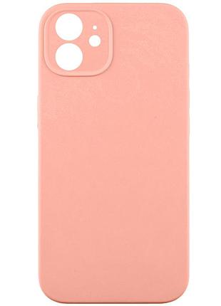 Чехол silk full camera protective (aa) no logo для apple iphone 12 (6.1") персиковый / peach