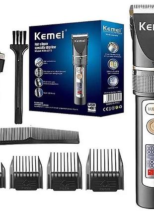 Kemei km-5073 аккумуляторная машинка для стрижки волос