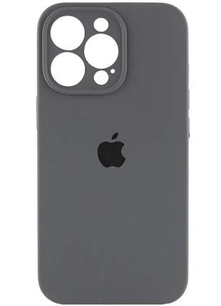 Чохол для смартфона silicone full case aa camera protect for apple iphone 15 pro max 12,dark grey