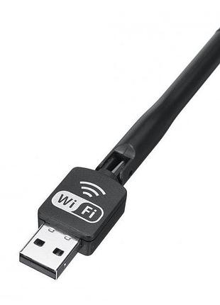Usb wi-fi адаптер 802.11n 150 мбит/с с внешней антенной 2 dbi — wf-2/lv-uw10-2db