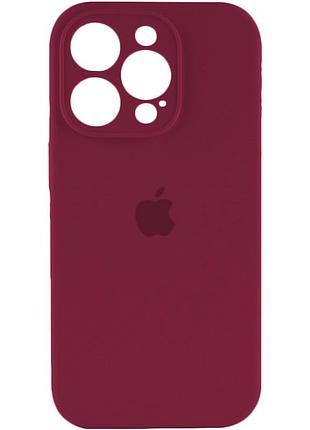 Чохол для смартфона silicone full case aa camera protect for apple iphone 14 pro max 47,plum
