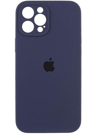 Чохол для смартфона silicone full case aa camera protect for apple iphone 12 pro 7,dark blue