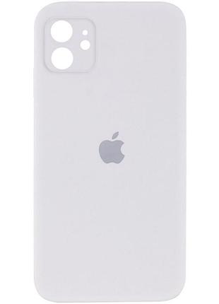Чохол для смартфона silicone full case aa camera protect for apple iphone 11 8, white