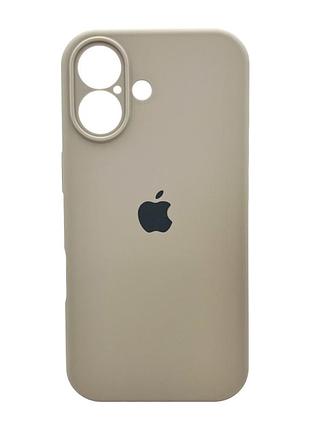 Чохол для смартфона silicone full case aa camera protect for apple iphone 17 9,antique white