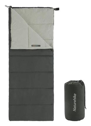 Спальний мішок naturehike f150 nh22msd05, правий, графіт