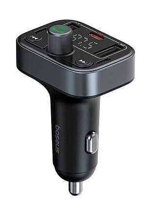Азп з fm-модулятором baseus s-09 pro series car fm transmitter cluster black