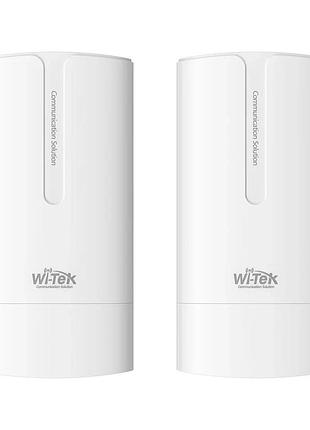Комплект бездротового моста wifi wi-tek wi-cpe511h-kit v2 5ghz, 867mbps, 3km, 2x100mbps, cloud (73-00257)