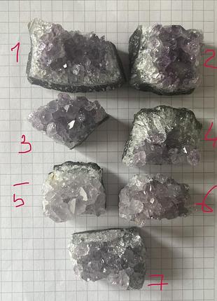 Аметист щетка друза