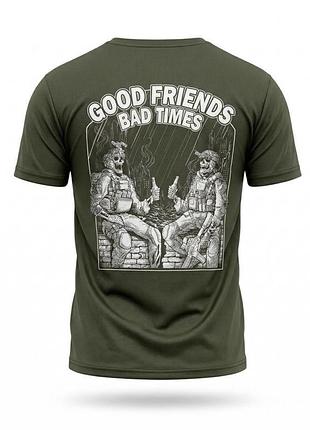 Тактическая футболка selion friends oliva тр6769
