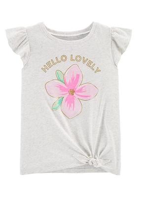 Футболка "hello lovely" carters 4