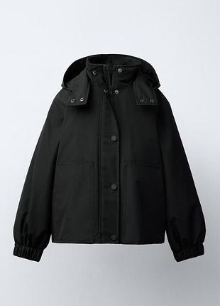Куртка плащ утеплена демісезонна на дівчинку zara 11/12