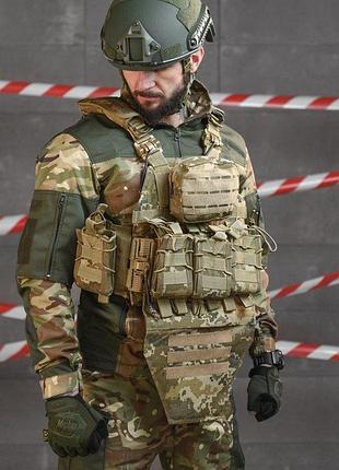 Плитоноска 4 швидких скидання cordura піксель нп5128