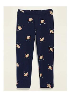 Лосины синие, "единорожки", old navy 3т