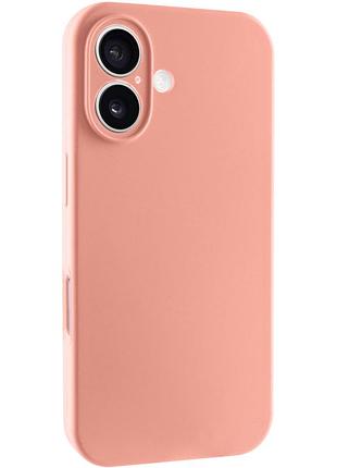 Силиконовый чехол silicone silk full camera protective (aa) no logo для iphone 17 (айфон 17 ), матовая накладка soft touch с