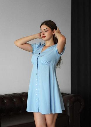 Платье sabrina голубое вт6344