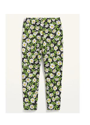 Лосины в белую ромашку old navy 5т - рост 107-114 см