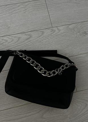 Брендова чорна сумка scotch&soda