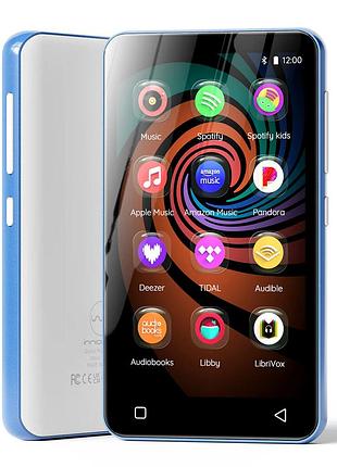 Mp3-плеер innioasis g1 4” bluetooth, сенсорный экран, 1500 mah, с наушниками, лёгкий б/в