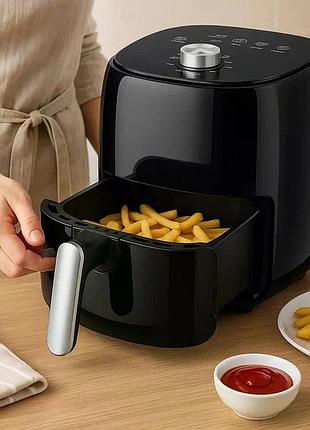 Air fryer crownberg cb 5540, 2 л, съемная чаша, компактный
