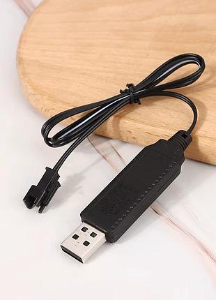 Usb зарядный кабель sm-2p для li-ion аккумулятора 3.7v