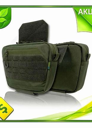 Ve сумка-напашник kiborg gu cordura new version m хакі для військових тактична сумка з підсумками n6w_ver