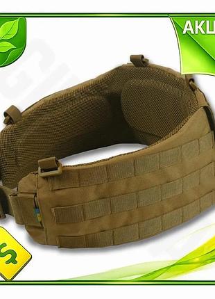 Ve пояс для рпс kiborg new version r-1 анатомичен с irr-покрытием для военных и охранников тактический n6w_ver