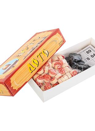 Лото настольная игра в подарочной картонной коробке