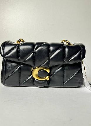 Сумка tabby shoulder bag 20 with pillow quilting gold/black