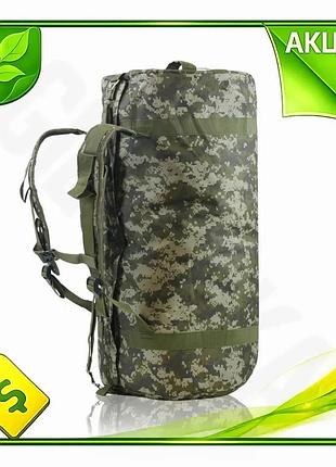 Ve сумка-баул kiborg 100l пиксель new version для военных и туристов рюкзак для спорта и путешествий n6w_ver