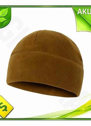Ve шапка флісова kiborg 58 new version койот зимова шапка для активного відпочинку тепла шапка n6w_ver
